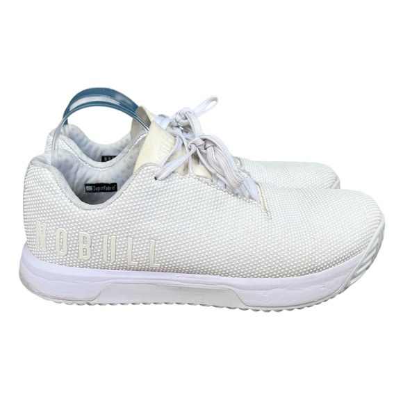 Nobull Outwork Edge Athletic Shoes Sneakers Mens 12 Womens 13 White CrossFit - Picture 1 of 9